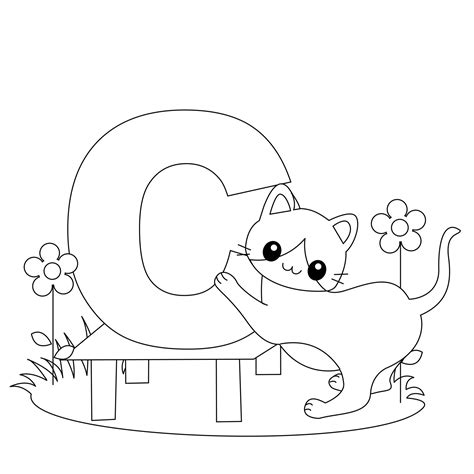 Printable Letter C Coloring Pages